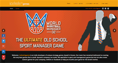 Desktop Screenshot of iceholegames.com